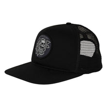 تحميل الصورة في عارض المعرض، Dressen Skull Rose Blk Snapback Hat