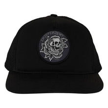 تحميل الصورة في عارض المعرض، Dressen Skull Rose Blk Snapback Hat