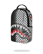 Load image into Gallery viewer, GREY CHECK SCRIBBLE SPLIT DLX