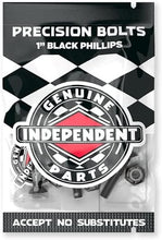 Load image into Gallery viewer, Precision Bolt Blk/Blk 1" Phillips
