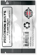 Load image into Gallery viewer, Precision Bolt Blk/Blk 1" Phillips
