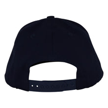 Load image into Gallery viewer, Cruz Label Navy Snapback Hat
