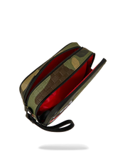 Load image into Gallery viewer, WOODLAND CAMO CHECK TOILETRY BAG
