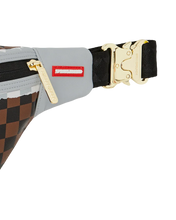 Load image into Gallery viewer, CREAM AND BROWN TEAR CHECK SAVVY CROSSBODY
