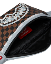Load image into Gallery viewer, CREAM AND BROWN TEAR CHECK SAVVY CROSSBODY
