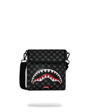 Load image into Gallery viewer, SHARKS IN PARIS BUBBLY BLACK CHECK MESSENGER SLING
