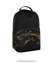 Load image into Gallery viewer, SHARK CENTRAL BLACK NYLON CAMO EMBOSSED SHARK DLXSR
