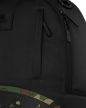 Load image into Gallery viewer, SHARK CENTRAL BLACK NYLON CAMO EMBOSSED SHARK DLXSR
