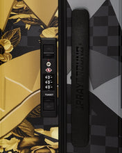 Load image into Gallery viewer, GOLD FLORAL REMIX CARRY-ON LUGGAGE
