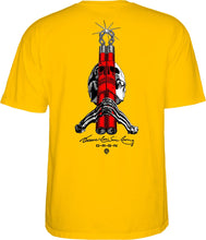 تحميل الصورة في عارض المعرض، Powell Peralta Skull &amp; Nunchucks Bruce Lee Collab T-shirt - Daisy
