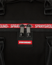 Load image into Gallery viewer, PRINTED ZIPPER SHARK DUFFLE
