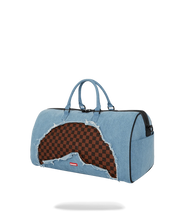 Load image into Gallery viewer, DENIM SHARK DUFFLE
