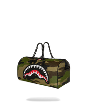 Load image into Gallery viewer, WOODLAND CAMO CHECK CHAIN DUFFLE
