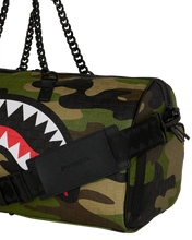 Load image into Gallery viewer, WOODLAND CAMO CHECK CHAIN DUFFLE
