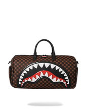 Load image into Gallery viewer, SHARKS IN PARIS BUBBLE BROWN CHECK DUFFLE
