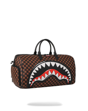 Load image into Gallery viewer, SHARKS IN PARIS BUBBLE BROWN CHECK DUFFLE
