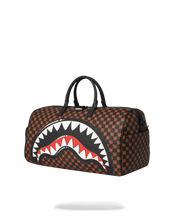 Load image into Gallery viewer, SHARKS IN PARIS BUBBLE BROWN CHECK DUFFLE
