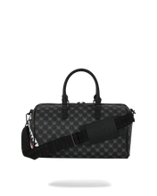 Load image into Gallery viewer, SHARKS IN PARIS BUBBLY BLACK CHECK MINI DUFFLE
