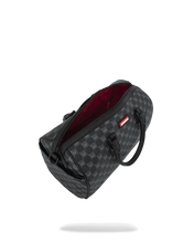 Load image into Gallery viewer, SHARKS IN PARIS BUBBLY BLACK CHECK MINI DUFFLE
