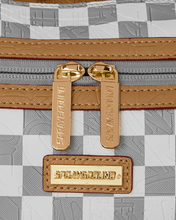 تحميل الصورة في عارض المعرض، EMBOSSED CHECK CREAM MINI DUFFLE
