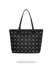 تحميل الصورة في عارض المعرض، GRAY PEEKING CHARACTER CHECK TOTE
