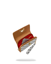 تحميل الصورة في عارض المعرض، EMBOSSED CHECK CREAM TURNLOCK WALLET
