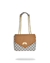 تحميل الصورة في عارض المعرض، EMBOSSED CREAM CHECK HANDBAG
